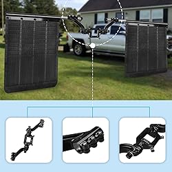00108 Mud Flaps for Trucks, 2" Hitch Mounted