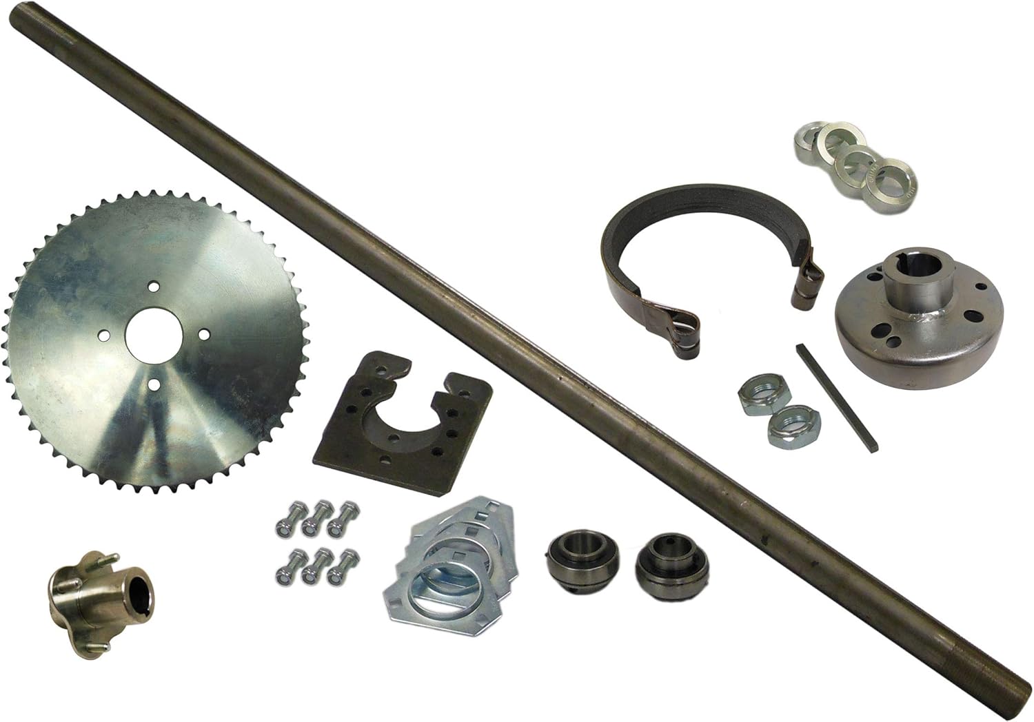 1 Live Go Kart Axle Kit 40 Chain