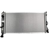TRQ Radiator Assembly Aluminum Core Cross Flow | For 2000-2005 Buick Century V6 3.8L 2000-2004 Regal V6 3.8L 2000-2003 Chevrolet Impala Monte Carlo V6 3.8L CU2343 CU2516