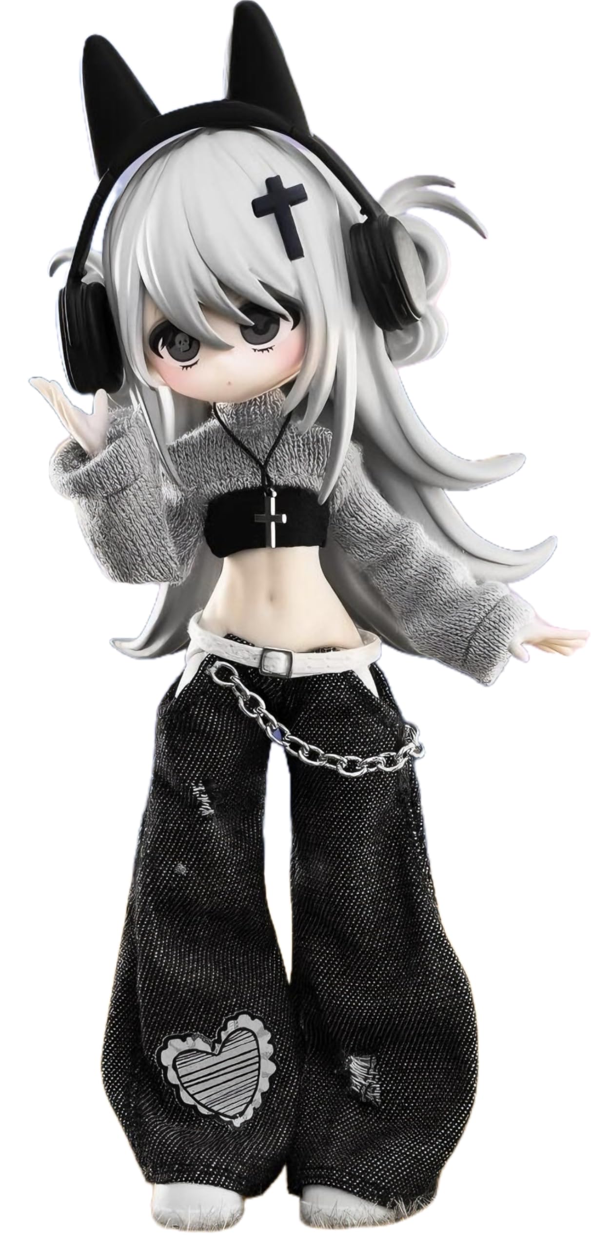 Briskyjp ドキドキする瞬間 1万回の脱出計画 ブラインドドール おもちゃ 1個ボックス 高約17.5cm PVC&ABS素材 1/12 BJDスペシャルボディ ドール 関節可動フィギュア 塗装済み プレゼントハンドモデルの装飾品（ランダム1個） の商品画像