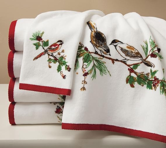 Lenox Winter Song Hand Towel Home & Kitchen