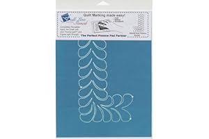 FULL LINE Pounce Pad Stencil for Quilting (2.5" Wide) - #30449 Easy Feather Border, L