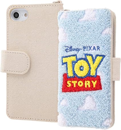 Amazon Co Jp ディズニー Iphone Se 第2世代 Iphone 8 Iphone 7 6s 6 手帳型 ケース カバー サガラ刺繍 タオル生地 刺繍 帆布 ふわふわ ミラー付き Icカード収納 Dリング付き トイ ストーリー ロゴ Is Dp7s6sgr1 Ty 家電 カメラ
