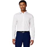 Amazon Essentials Men's Slim Fit Long Sleeve Wrinkle Resistant Stretch Dress Shirt