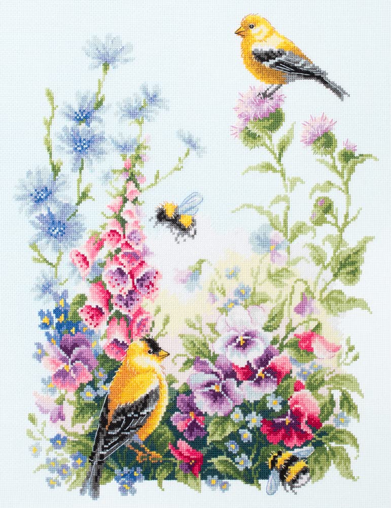 Magic Needle 130-031 ZW Summer Song Counted Cross Stitch Kit Zweigart Edition Cotton Multi-Coloured 31 x 40 cm