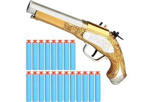 Toy Pirate Foam Blaster for Kids with Soft Foam Darts 20pcs Themed Pirate Buccaneer Costume Accessory for Boys 3 Years Old an