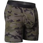 BN3TH Men&rsquo;s Classic Icon Boxer Briefs with Fly, 3D Pouch, Anti-Chafe, TENCEL Modal, No-Roll Waistband, 6.5&rdquo; Inseam
