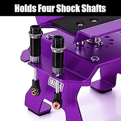 INJORA Aluminum 80g RC Car Stand with Shock Holder
