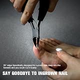 BEZOX Precision Toenail Clipper for Thick Nails Podiatrist Large view 7