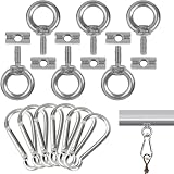Adiwo 6 Pcs Awning Rail Stoppers 6mm Stainless Steel Carabiners Kit view 9