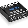 HDMI Splitter 1x1 Audio Extractor 4K 60Hz Atmos CEC EDID/Down-Scale/HDCP Switch Fit Various Video- SPDIF 5.1CH Optical Toslink,Stereo Audio Breakout, HDMI Repeater Digital De-embedder Decoder EX11PRO