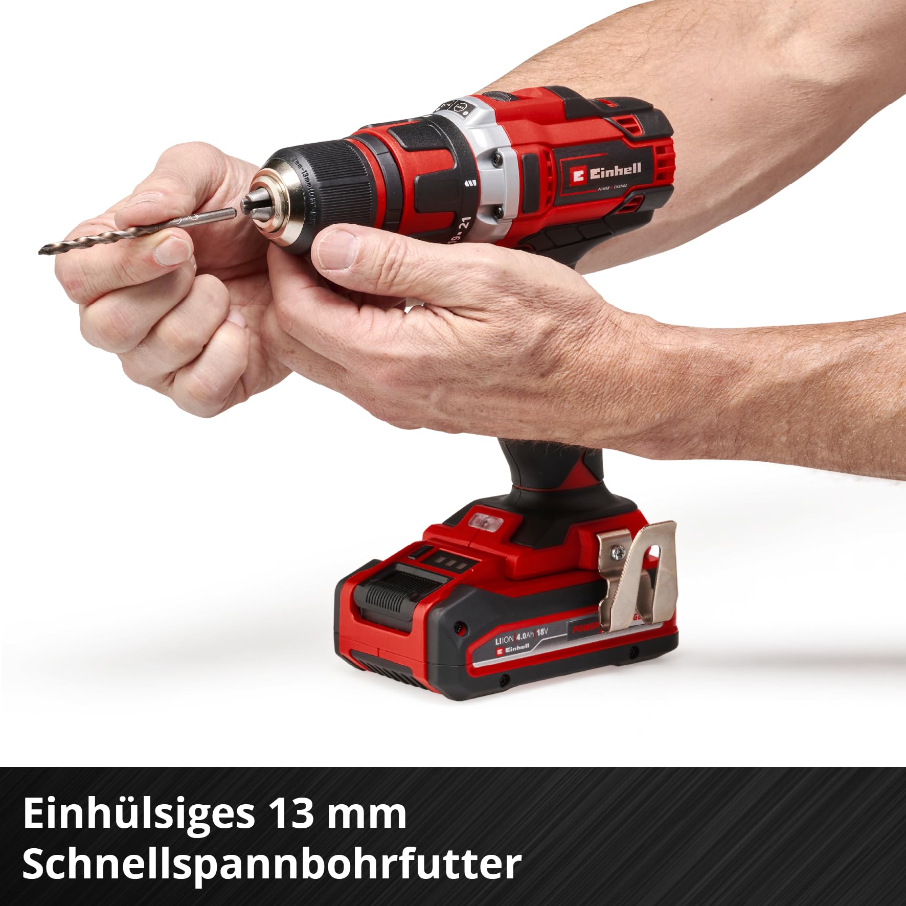 Einhell Akku-Bohrschrauber TE-CD 18/40 Li-Solo 7