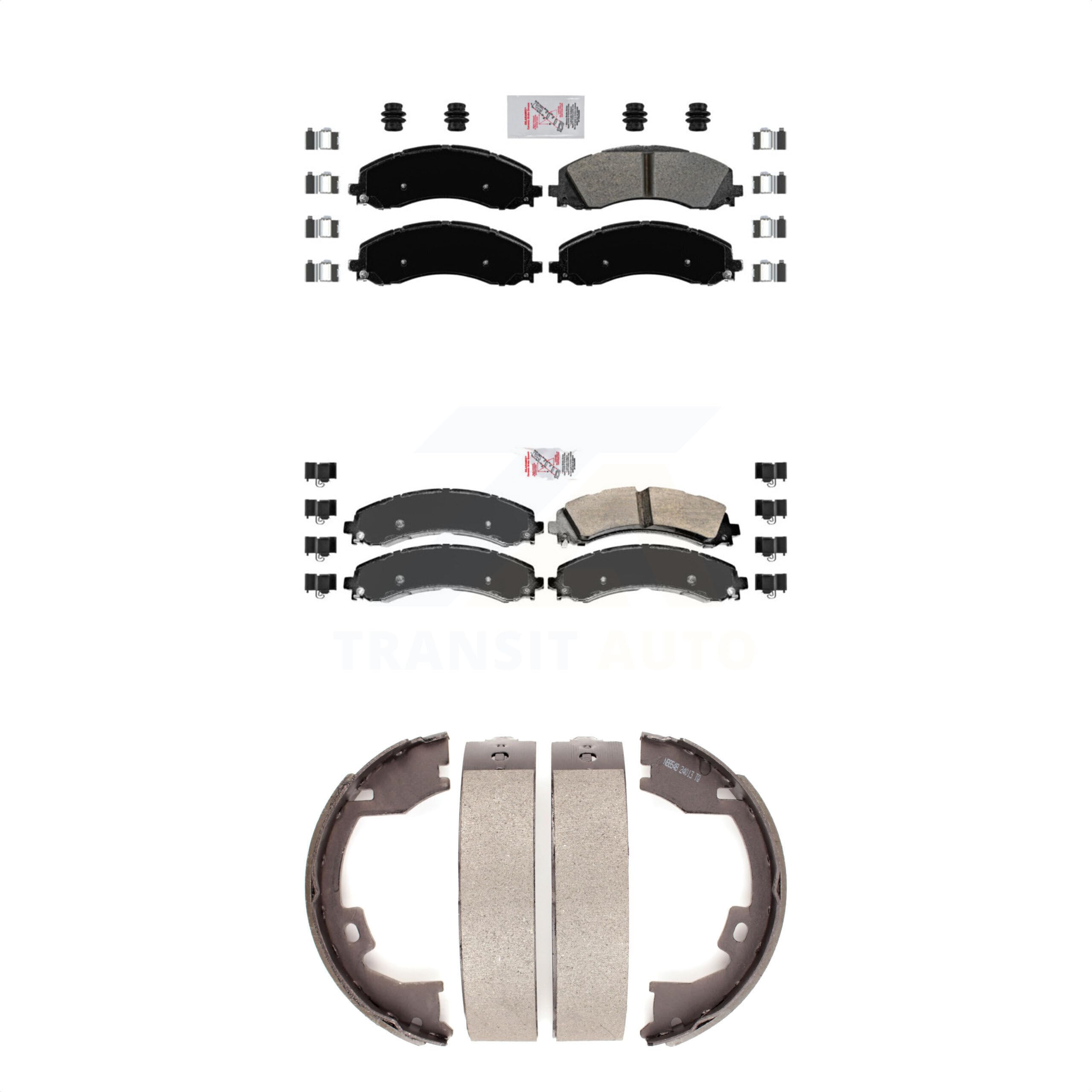 Transit Auto Front Rear Semi-Metallic Disc Brake