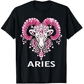 Aries Zodiac Birthday Season for Aries Sign people T-Shirt