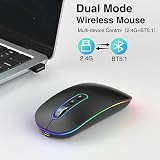 cimetech Rechargeable Wireless Mouse 2.4G Bluetooth Dual Mode 1600 DPI view 2