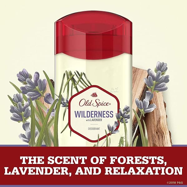 WILDERNESS WITH LAVENDER DEODORANTS FOR MEN 3 OZ (PACK OF 3)