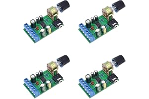 hiBCTR 4-Pack TDA2822M Stereo Amplifier Modules – Dual-Channel 1.8-12V DC Audio Amp Boards for Arduino & DIY Electronics​