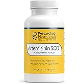 Researched Nutritionals Artemisinin SOD - Immune Support Supplement with Artemisinin, Green Tea Extract, Quercetin, Turmeric Curcumin & Black Walnut (120 Capsules)