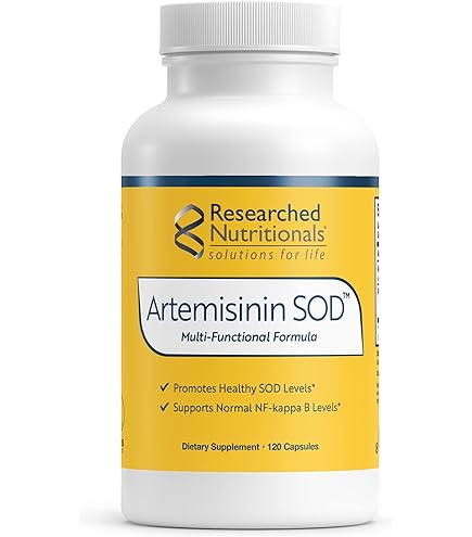 Amazon.com: Researched Nutritionals Artemisinin Solo - Sweet Wormwood  Immune Support Supplement - 250mg of Pure Artemisia Annua per Serving -  Vegan, Non-GMO Formula (90 Capsules) : Health & Household