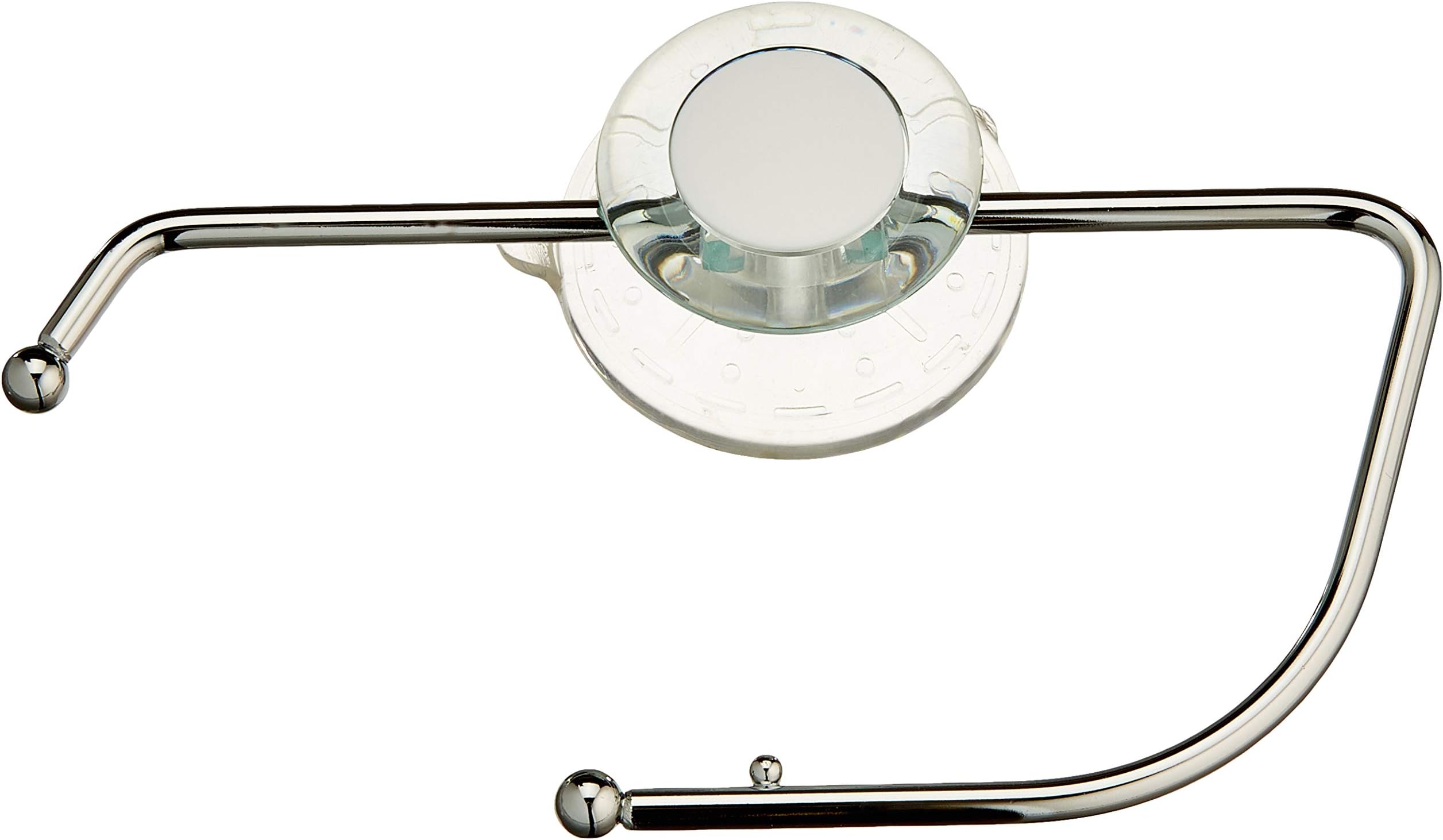 Bisk Geco Suction Grip Toilet Roll Holder, Transparent Green