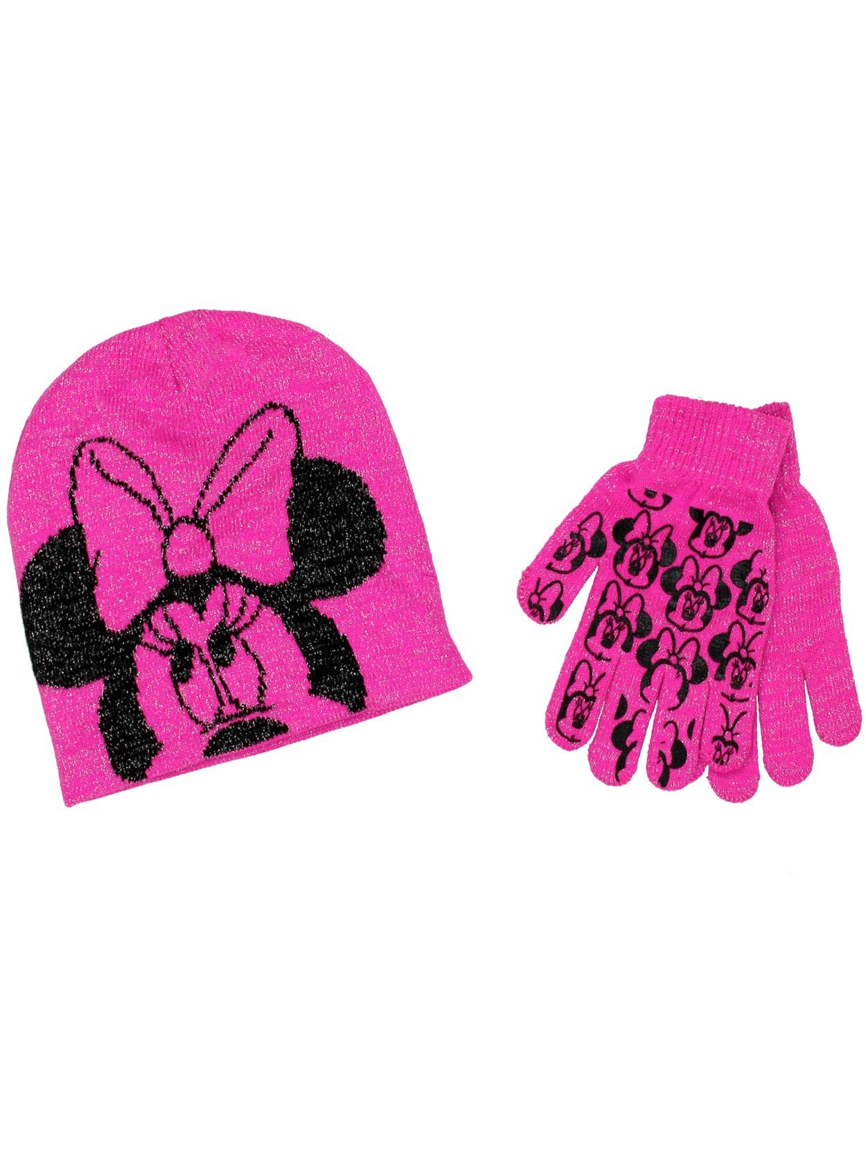 minnie mouse hat and gloves