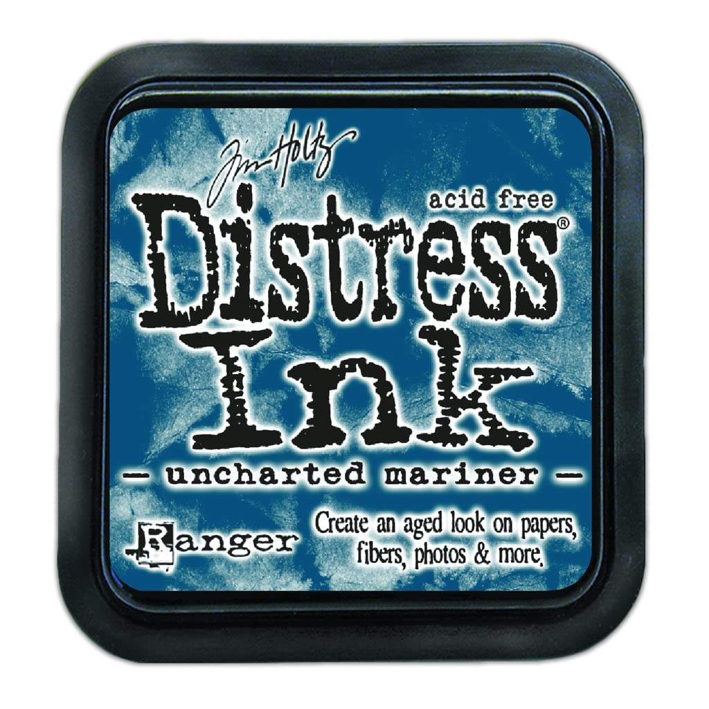 Tim Holtz Distress-Ink Pad-Uncharted Mariner, 3 x 3 inch (TIM81876)