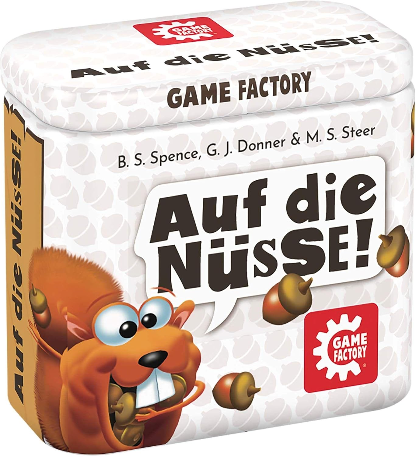 Game Factory 646273 Auf Die Nusse Das Knackige Wurfelspiel Mini Spiel In Handlicher Metalldose Reisespiel Fur Erwachsene Und Kinder Ab 8 Jahren Amazon De Spielzeug