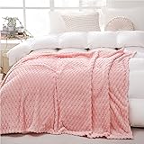 Puncuntex Light Pink Throw Blanket 108"×90" inches