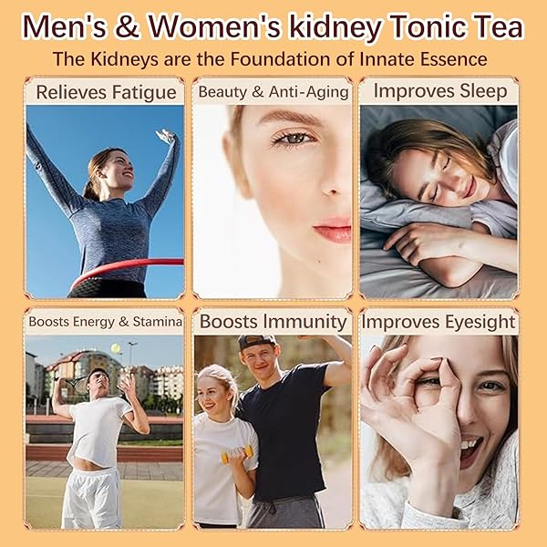 GINSENG-INFUSED FIVE TREASURE TEA, 200G KIDNEY TEA FORMULA, TRADITIONAL CHINESE HERBAL TEA, KIDNEY CARE TEA BAGS FOR WOMEN & MEN- 20BAGS/BOX (1 BOX, GINSENG FIVE TREASURES TEA)