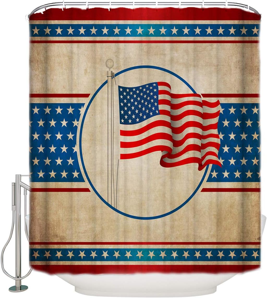 Printed House 72" x 72" Fabric Shower Curtain, Vintage