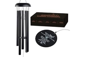 ROYAL BLOW Memorial Wind Chimes for Outside - 36" Sympathy Wind Chimes for Loss of Mother, Father, Husband, Son, Sister - In Memory Windchimes - Funeral Bereavement Gifts for for Friend, Family, Coworker