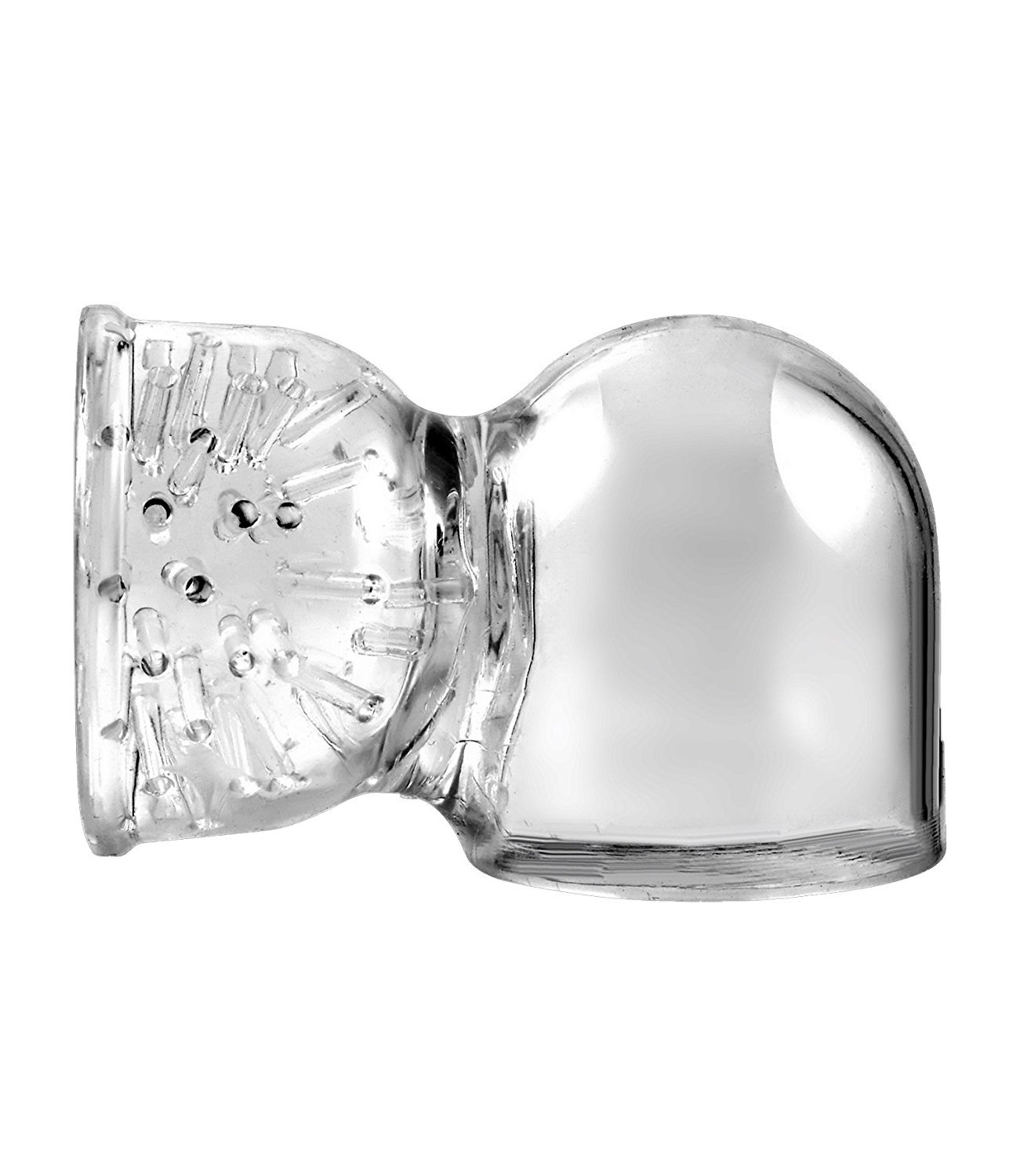 PleasureBoxxx Magic Wand Massager Penis Head Tickler 173Wandheadtickler Clear