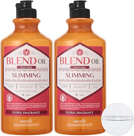 Amazon プロズビ ボタニカル ブレンド マッサージオイル Slm 1l 2個セット 業務用 ブレンドオイル ボディマッサージオイル ボディオイル アロママッサージオイル アロマオイル スリミング ボディー マッサージ オイル セブンエステ マッサージオイル