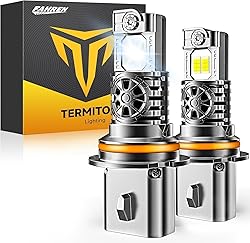 Termitor Upgraded 9007/HB5 Light Bulbs, 50,000LM