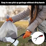 Qianeffort 2Pcs 30cm Litter Pickers Grabber Stick Multifunctional view 6