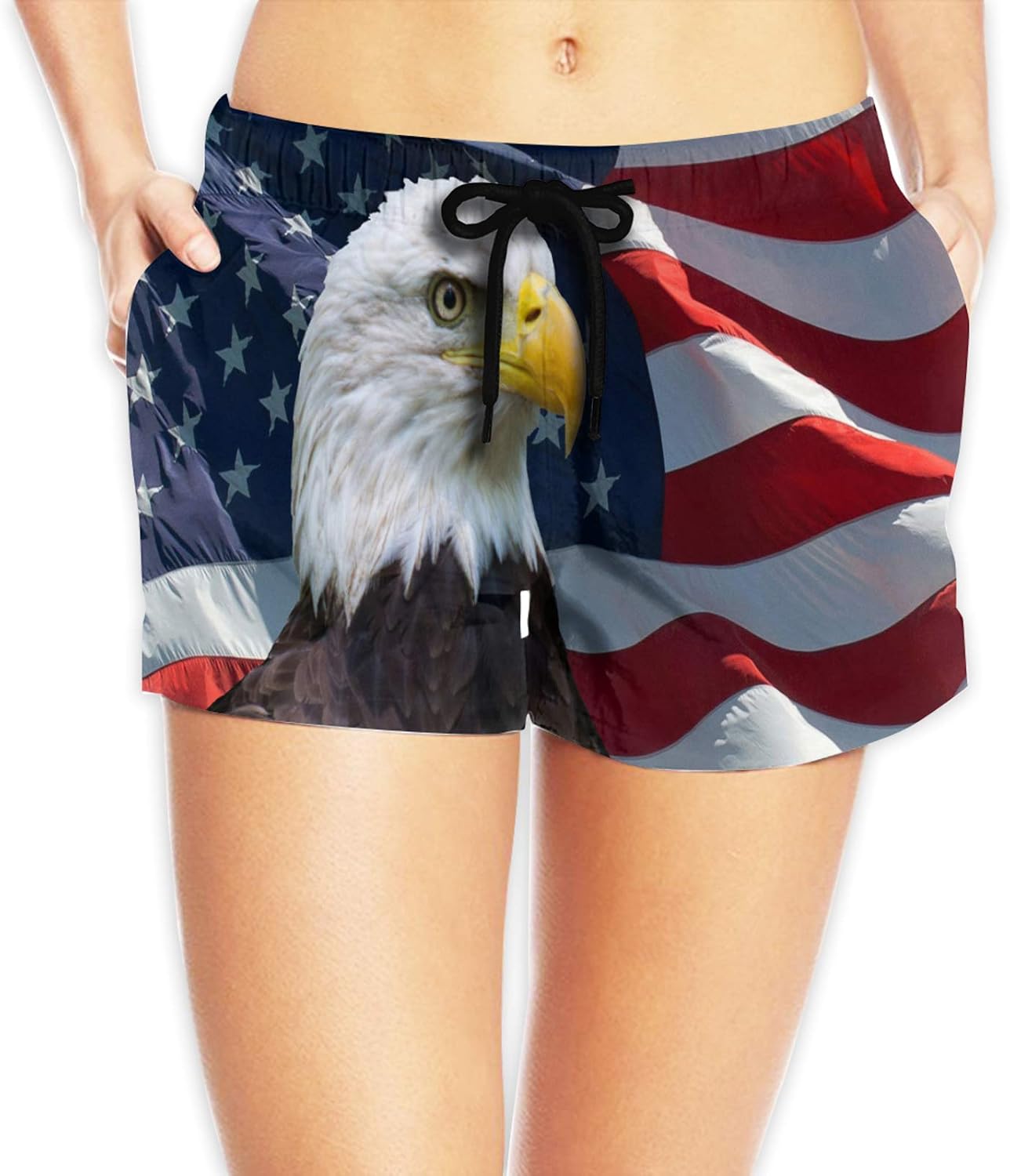 fleo american flag shorts