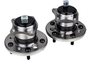KUSATEC 512206 512207 Rear Wheel Bearing and Hub Assembly Compatible with Lexus ES300 2002-2012, Toyota Avalon 2005-2012, Camry 2002-2011, Highlander 2001-2003, Solara 2004-2008, 5 Lug Bolts w/ABS