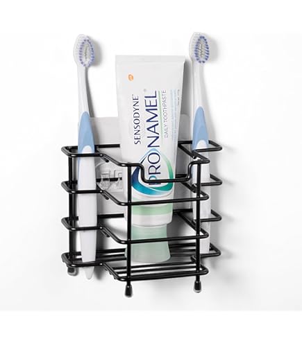 Portacepillos de dientes de pared: organización y ahorro Portacepillos de dientes de pared: organización y ahorro