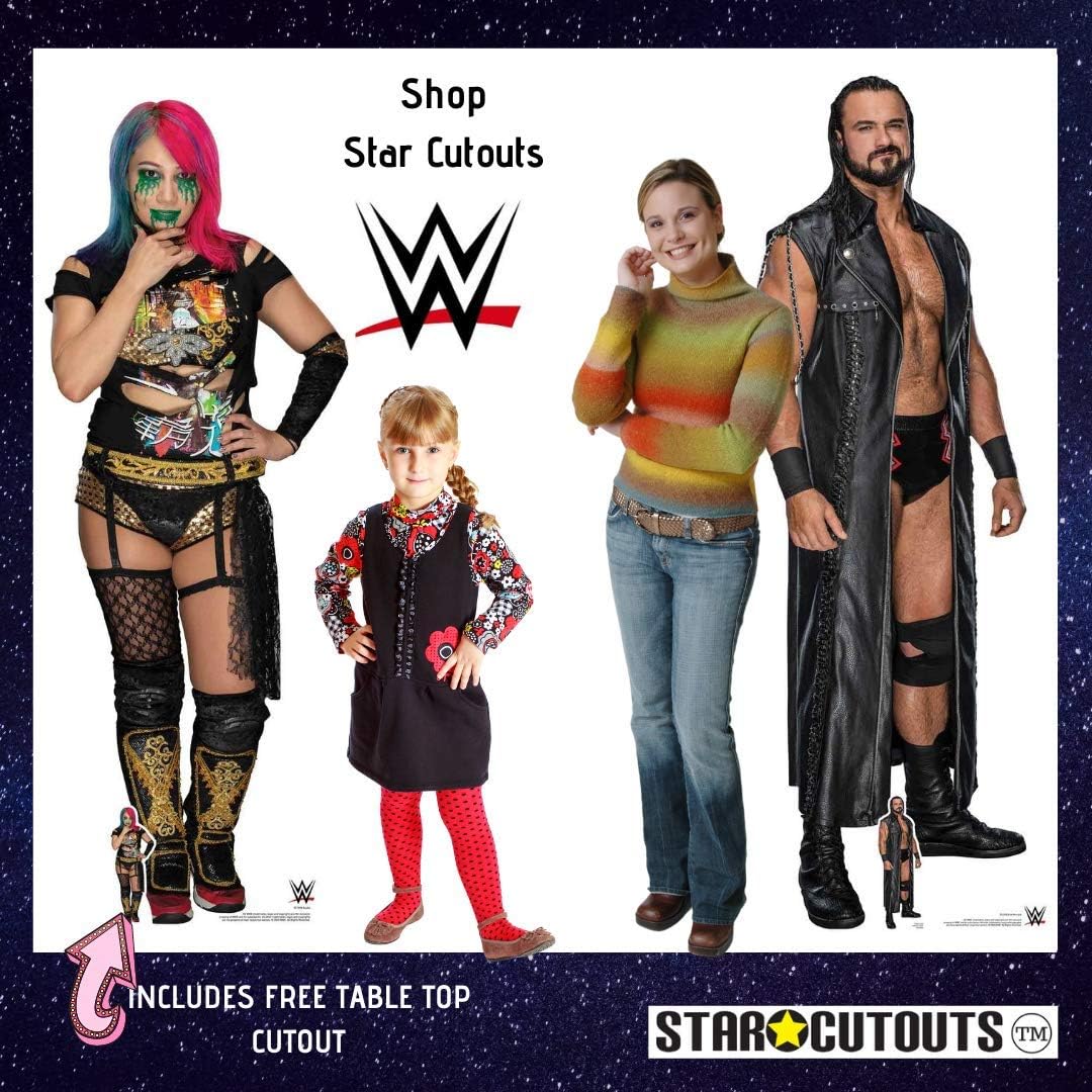 Star Cutouts SC1598 WWE Drew McIntyre Ultimate Edition Lifesize Cardboard Cutout with Mini - Image 5