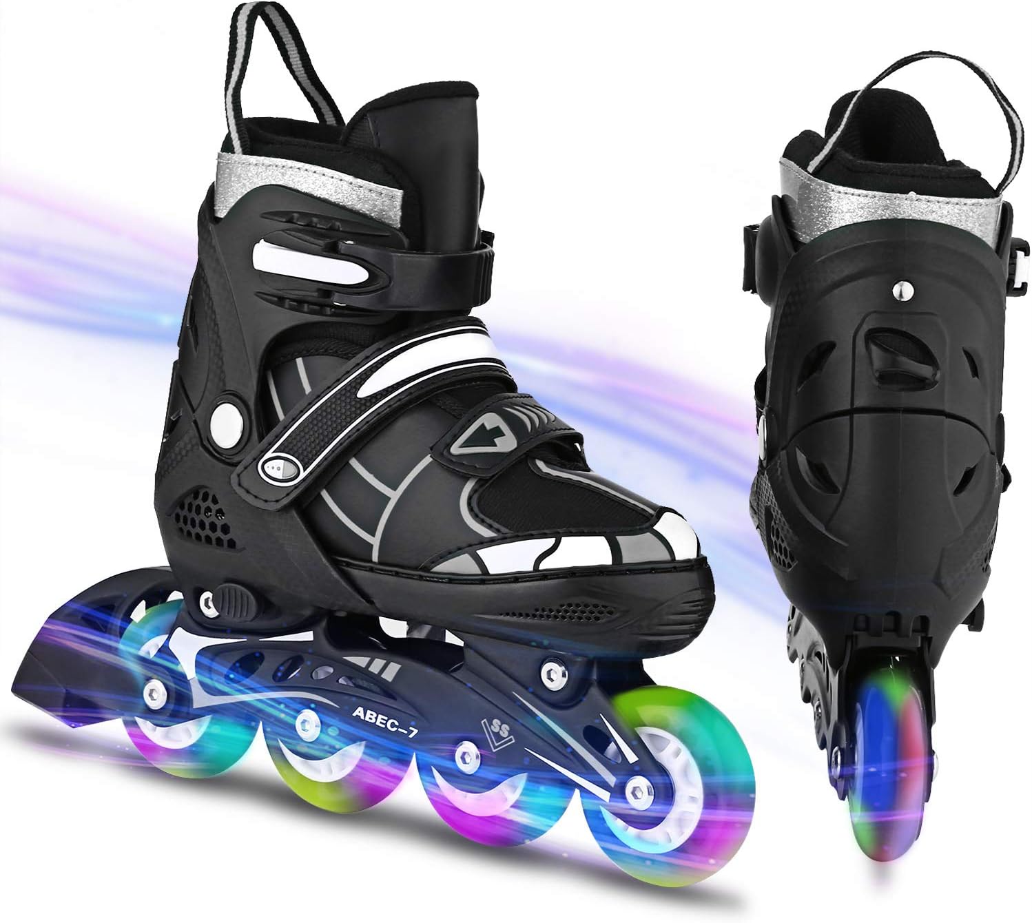 WeSkate Inline Skates Kinder/Erwachsene verstellbar mädchen/Jungen