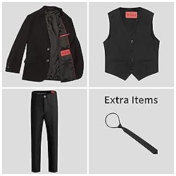 Marvelous World Boys' Suits Slim Fit Vest Set 2
