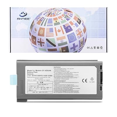 ANTIEE 9Cell CF-VZSU46 CF-VZSU46S Laptop Battery for Panasonic Toughbook CF-30 CF-31 CF-53 MK1 MK2 MK3 MK4 Series Notebook CF-VZSU46R CF-VZSU46AU CF-VZSU71U CF-VZSU72U CF-VZSU1430U CF-VZSU46U