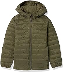 Amazon Essentials Boys' Lightweight Water-Resistant