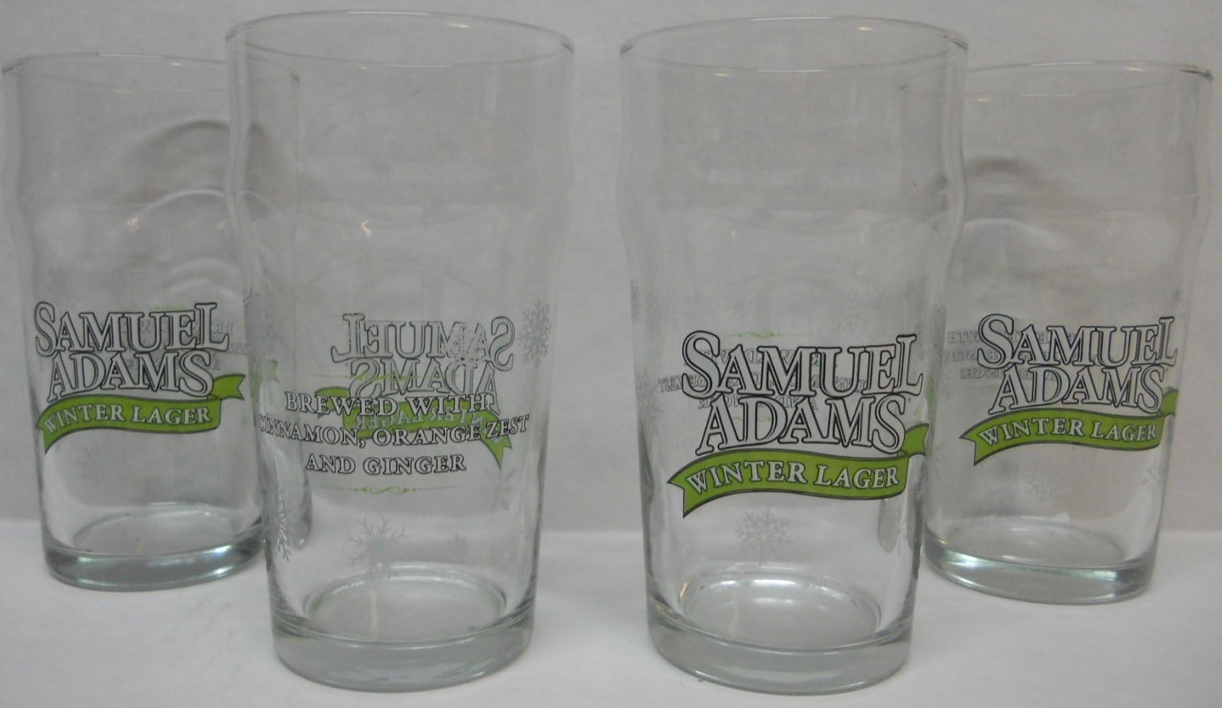 Samuel Adams 2011 Winter Lager 16 Oz. Glasses - Set of 4
