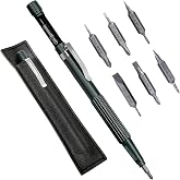 Precision Magnetic Screwdriver Set, 13-in-1 Pen-Style Mini Kit. | Anti-Slip Handle, Phillips &amp; Flathead Bits, For Watch, Laptop, PC, Glasses, Phone, Electronics &amp; Small Screws Repair.