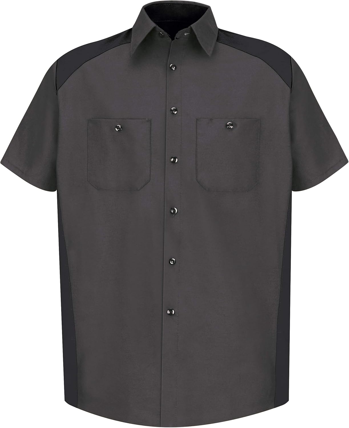 Red Kap Men's Motorsports Shirt, Short Sleeve: Clothing