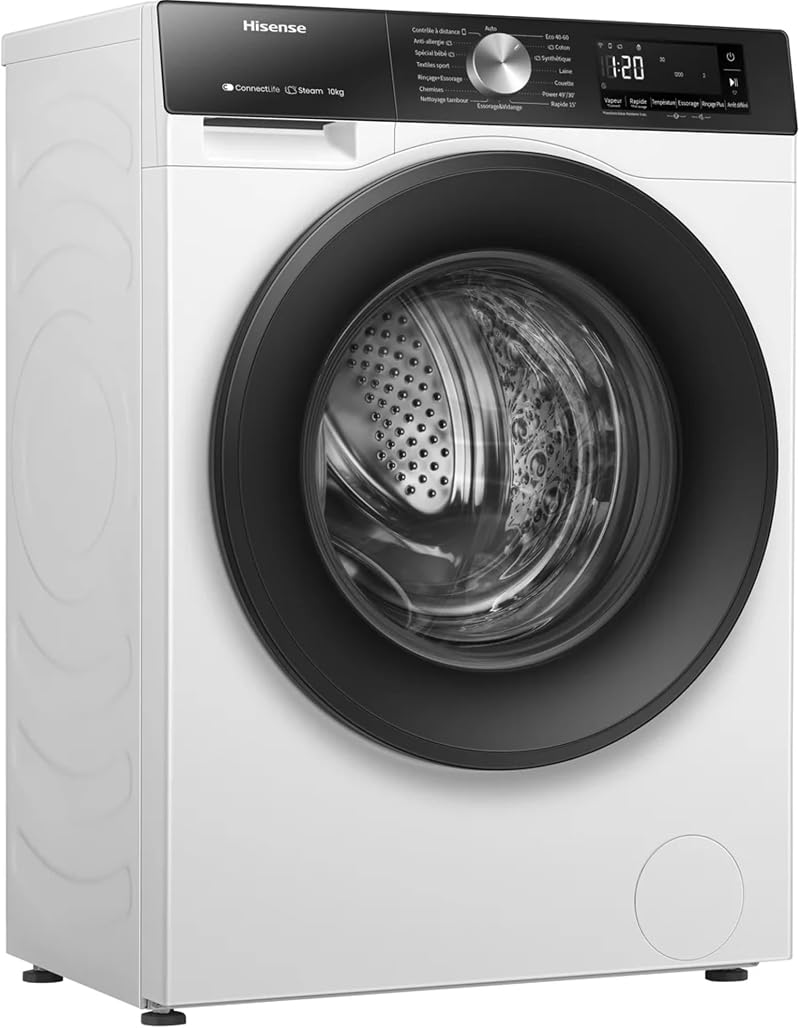 Hisense 3S Series WF3S1043BW3 10.5kg Washing Machine 1400 rpm White