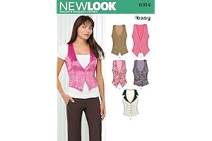 New Look Sewing Pattern 6914 Misses' Tops, Size A (4-6-8-10-12-14-16)