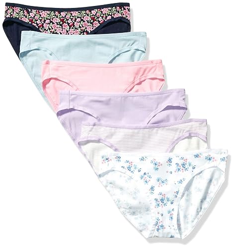 Amazon Essentials Womens Cotton Bikini Brief Underwear (Available in Plus Size)