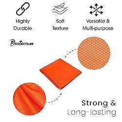 Pico Textiles 4 Yards Bolt - Orange Polyester Micro